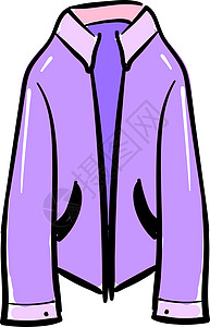 白色背景上的紫色女士靴子衣服纺织品女性商业插图眼镜配饰成人图片