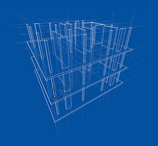 正在建造的房子的绘图 韦克托设计绘画蓝图房间建设工程师3d建筑师地面建筑背景图片
