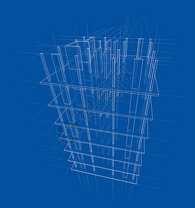 正在建造的房子的绘图 韦克托计算机建筑学建设框架工程师办公室建筑师设计3d打印背景图片