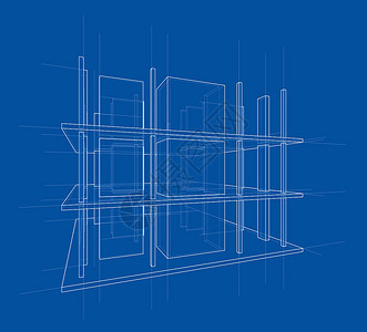 正在建造的房子的绘图 韦克托建筑建筑学建设建筑师草图房间3d打印工地蓝图背景图片