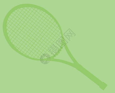 温网网球 Racket 大纲背景游戏插图绘画绿色竞争法庭活动球拍运动比赛设计图片