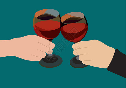 喝葡萄酒的女人汉酒杯设计图片