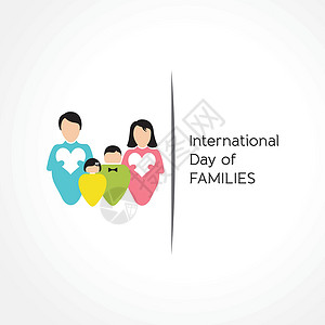全家福婴儿国际家庭日  4 人家庭的概念父亲母亲和女儿儿子爸爸妻子孩子婴儿女孩乐趣假期女性妈妈设计图片