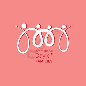 姐姐和妹妹国际家庭日  4 人家庭的概念父亲母亲和女儿女士男性女性插图儿子妈妈丈夫庆典男人女孩设计图片