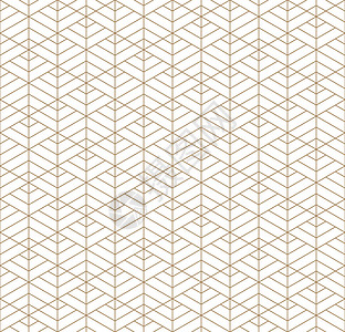 阿拉伯图案受日本久美子饰品启发的无缝几何图案屏幕激光角落织物木头商事传统格子三角形网格设计图片