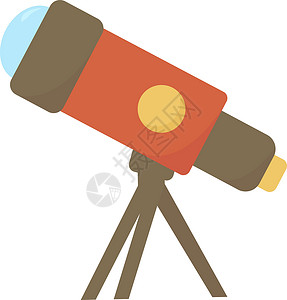 射电白色背景上的大望远镜插图矢量人士旅行战略月亮天文学科学商务雷达标识行星设计图片
