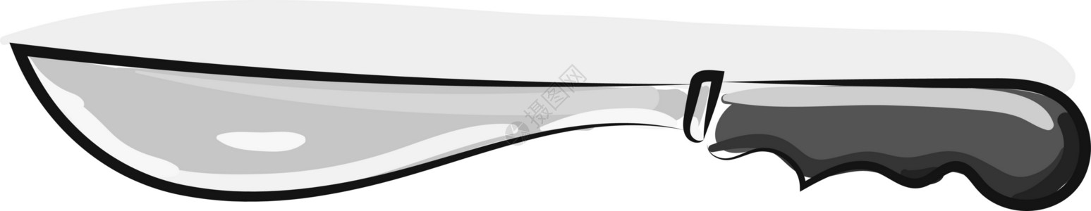 荻町白色背景上的厨房素描餐厅工具三德草图厨师商品黑色金属烹饪设计图片