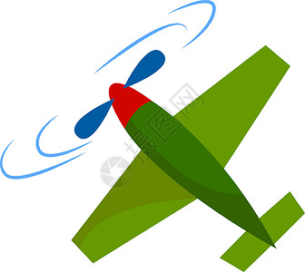 白色背景上的飞机航班螺旋桨运输玩具旅行引擎空气机器航空卡通片背景图片