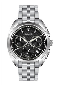 计时码表逼真的时钟手表不锈钢黑面豪华男士白色背景矢量插图设计图片