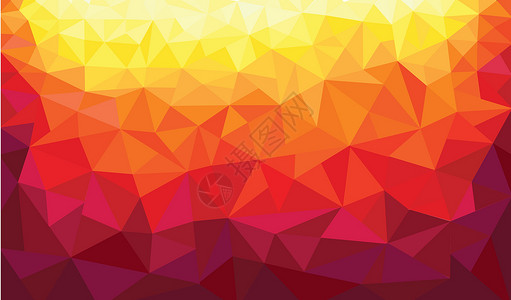 多彩三角形抽象三角形暖色背景矢量图 eps1正方形太阳商业马赛克网络坡度多边形横幅橙子彩虹设计图片