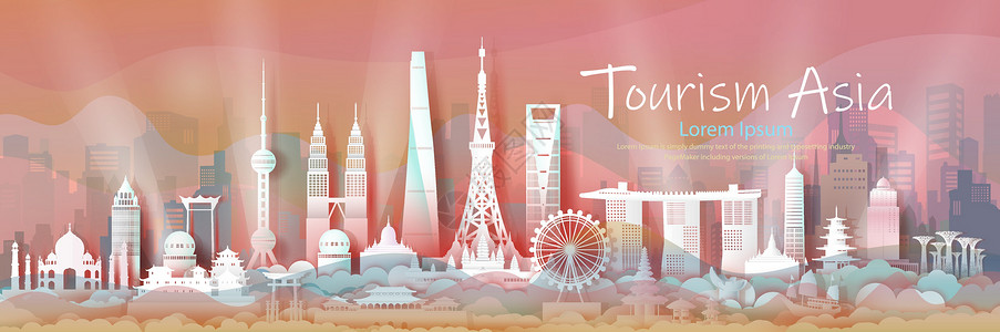 日本铁塔广告设计书籍封面小册子旅游亚洲旅游地标亚洲设计图片