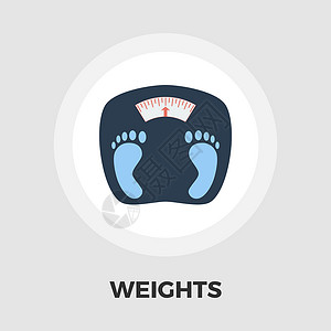 不节食无痛苦权重图标 fla健康饮食测量乐器插图绘画身体控制节食模拟设计图片