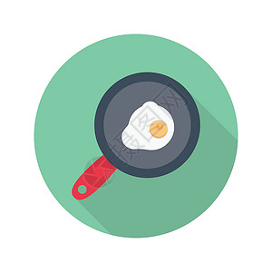 煎蛋卷蛋浆菜单油炸胡椒食物食谱午餐香蕉图标健康烹饪设计图片