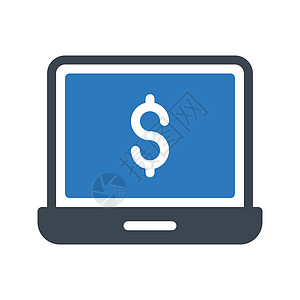 在线监视器经济电子购物信用电脑展示商业插图笔记本图片