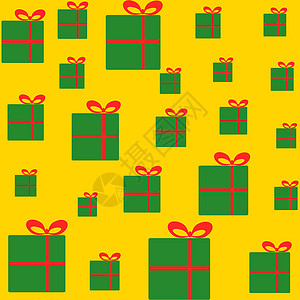 圣诞节无缝无缝模式 手画着极小的可爱手假期蜡烛新年礼物盒明信片季节装饰品糖果派对包装设计图片