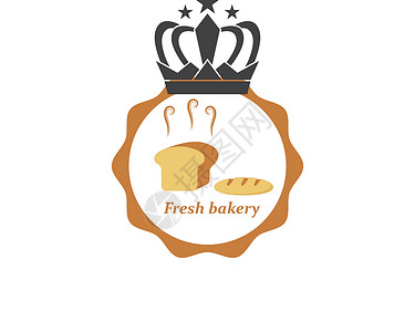 面包店徽标矢量图早餐糕点厨师脆皮厨房饼干盘子小吃小麦美食图片