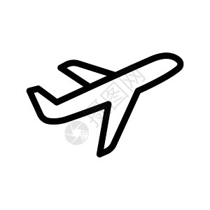黑色飞机飞行航空公司喷射乘客空气天空货物翅膀插图黑色旅行设计图片