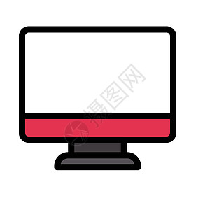 LCD 液晶电视电子笔记本黑色水晶视频屏幕技术桌面商业背景图片