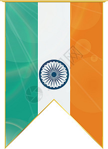 印度荨麻印度缎带设计图片