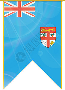 英国超豪华汽斐济缎带标签奢华装饰菜单商业旅行导航旗帜风格国家设计图片