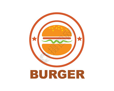美味芝麻团汉堡图标矢量图设计营养油炸食物牛肉插图零食芝麻咖啡店洋葱餐饮设计图片