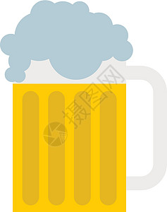 大杯啤酒图标在平面万科设计图片