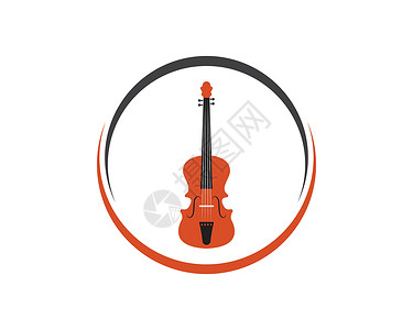 小提琴图标矢量图设计岩石旋律低音吉他中提琴手风琴音乐细绳大提琴歌曲图片