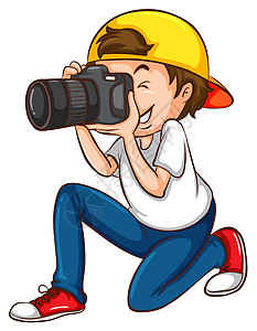 扛摄像机男孩一张简单的照片草图记忆摄影相机影片高科技男生艺术品编码绅士技术设计图片