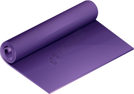 瑜伽特写轧马绘画瑜伽紫色墙纸物品活动卡通片健身房剪贴姿势设计图片