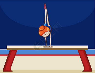 酒吧女孩体操学练习训练活动酒吧剪贴运动员平衡玩家公司健身房设计图片