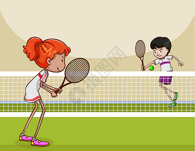 网球女运动员网球墙纸团队卡通片卡片锻炼乐趣运动娱乐活动蝙蝠设计图片