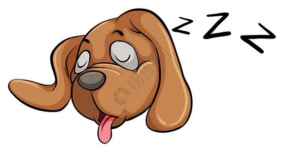 狗耳朵素材睡觉做最好的朋友小狗忠诚男人家犬手指绘画家庭狗狗宠物设计图片