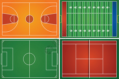 红土网球场运动场和球场网球闲暇夹子绘画运动图表红土艺术足球框架设计图片