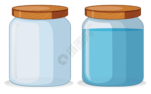 满美男子图片两个装水和不装水的容器设计图片