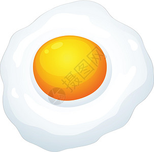 半熟鸡蛋一个鸡蛋绘画午餐鸭子饮食白色早餐美食油炸蔬菜营养设计图片