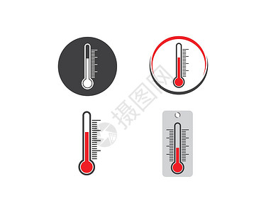 温度图温度计矢量图标它制作图案健康测量工具摄氏度模拟药物温度玻璃乐器气象设计图片