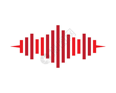 强脉冲光声波矢量图标插图设计收音机展示俱乐部墙纸技术脉冲录音机玩家音乐均衡器设计图片