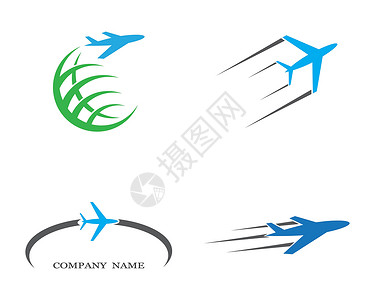 制作飞机素材飞机符号矢量图标它制作图案速度喷射航空公司车辆航班旅行航空天空商业货物设计图片