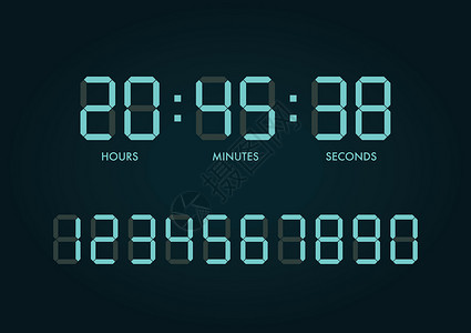 二零一八材质数字时钟数字 se设计图片