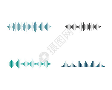 声音展示声波矢量 ico立体声音乐光谱俱乐部技术波形放大器墙纸脉冲玩家设计图片