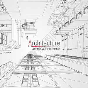 建筑线背景 建筑施工素描矢量摘要 现代城市 3d 项目 技术几何网格 电线蓝图房子 数字架构师创新线框设施测量框架计算机装修地面设计图片