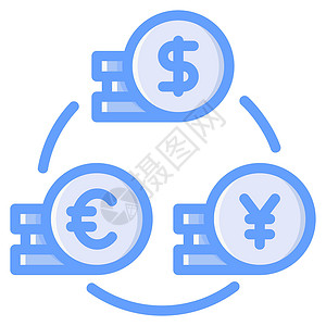 税图标钱图标设计蓝色万科交换市场现金插图货币财富零售信用库存银行业设计图片