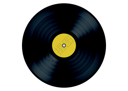 黑色唱片留声机设计图片