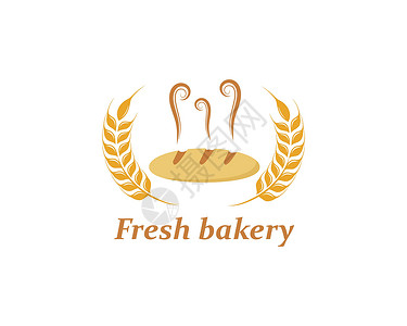 糕点商标面包店徽标矢量图烹饪糕点巧克力厨师脆皮面粉营养面团蛋糕小麦设计图片