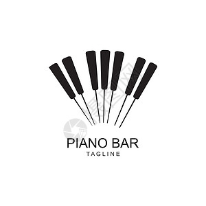 酒吧模板钢琴标志设计模板义者标识晚餐音乐会钥匙音乐低音菜单音乐家吉他设计图片