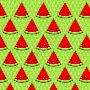 考试用片抽象自然夏天背景用西瓜 矢量插图食物零售收成红色营养墙纸水果花园生态蔬菜设计图片