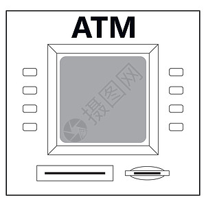 银行ATM提款机ATM设计图片