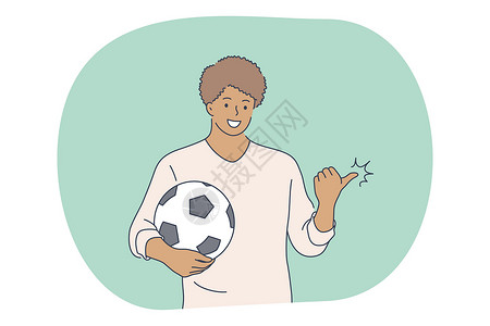 足球锦标赛职业足球运动员足球运动概念设计图片