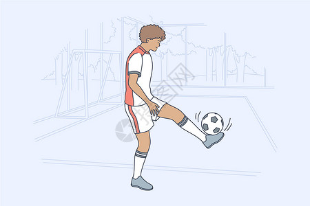户外足球运动训练游戏设计图片