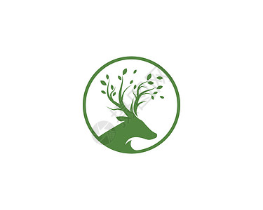 酸角树野生动物概念标志 vecto设计图片